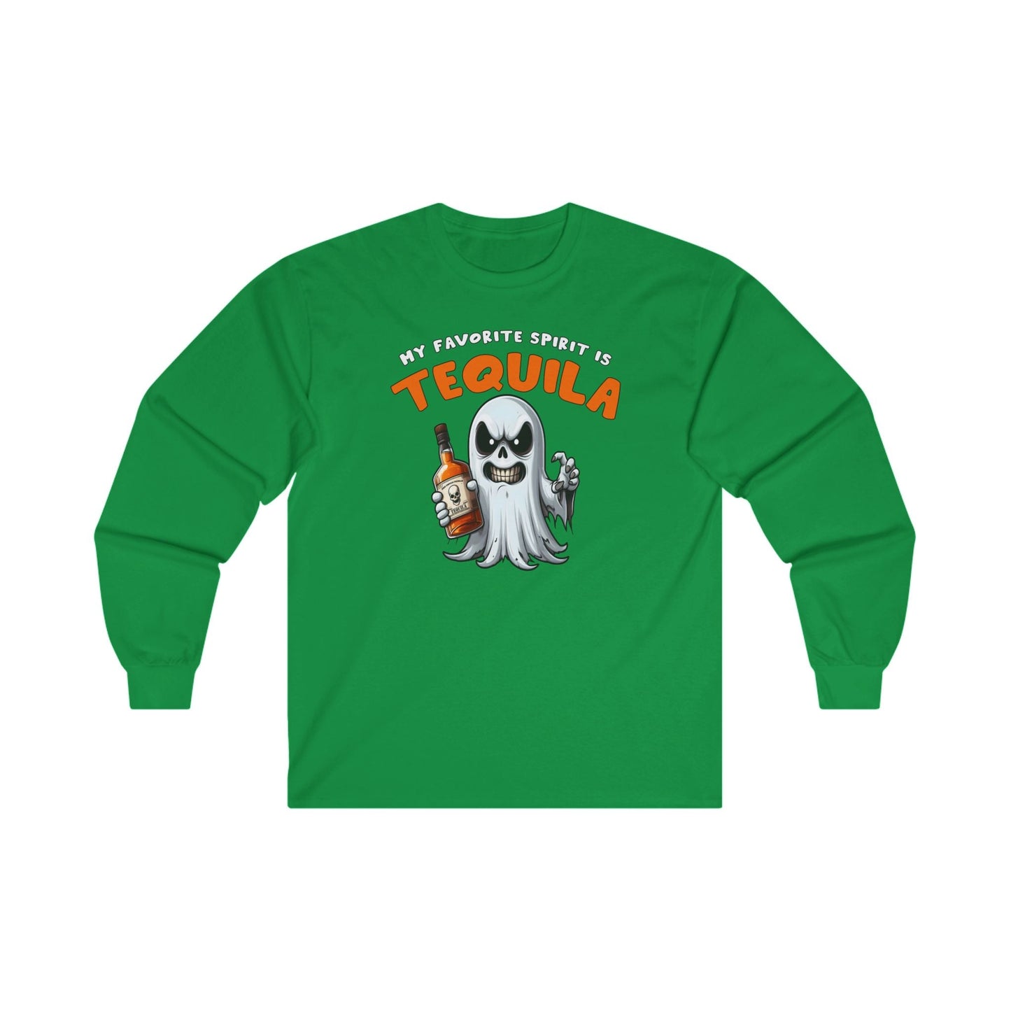 My Favorite Spirit Is Tequila Long Sleeve Tee The Devil's Pickle