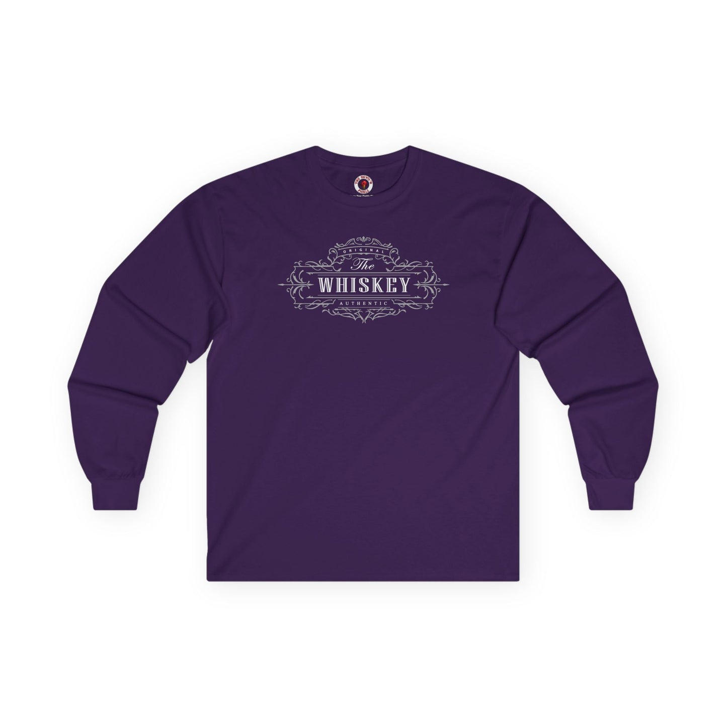 The Original Authentic Whiskey Long Sleeve Tee The Devil's Pickle