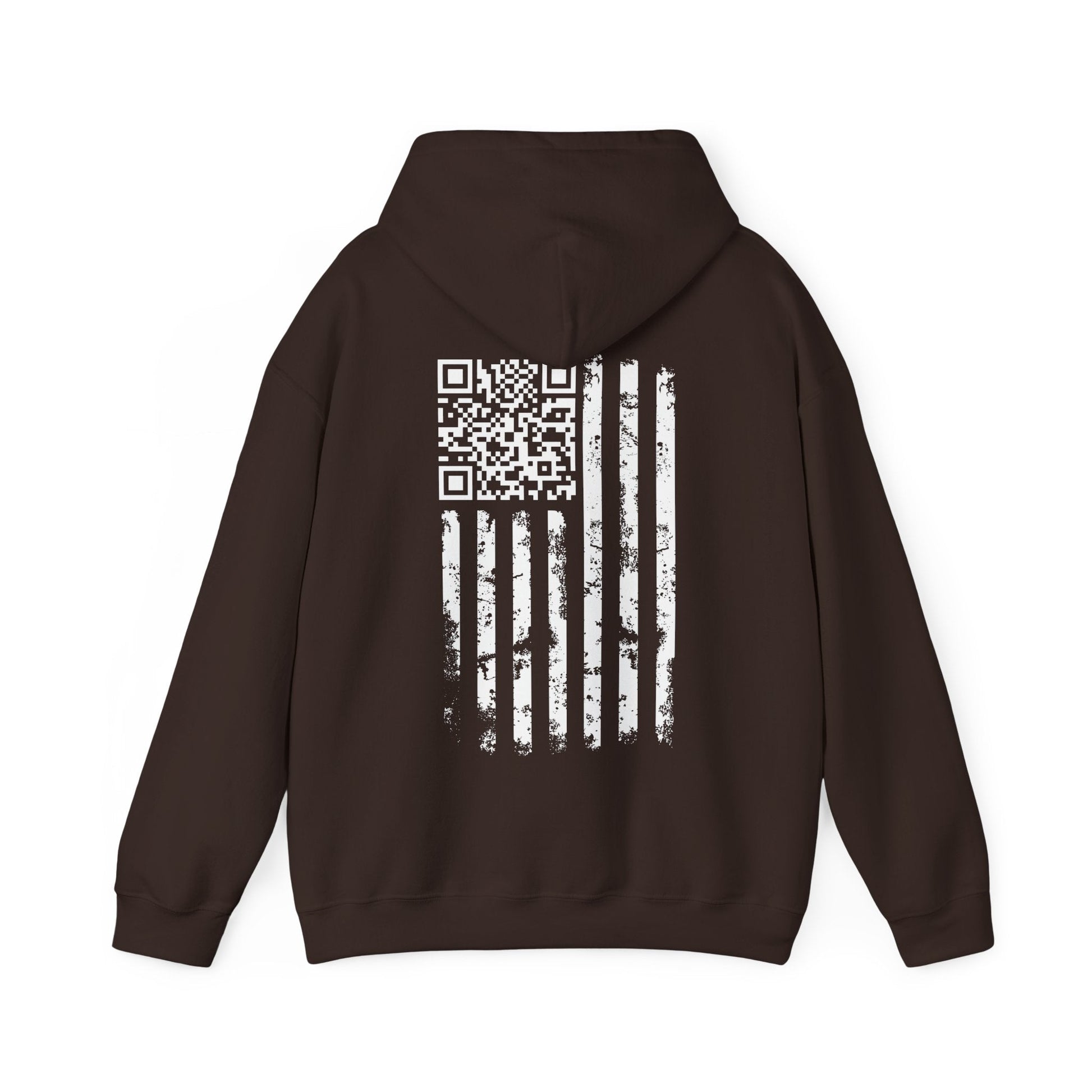 American Flag QR Code Hooded Sweatshirt The Devil's Pickle