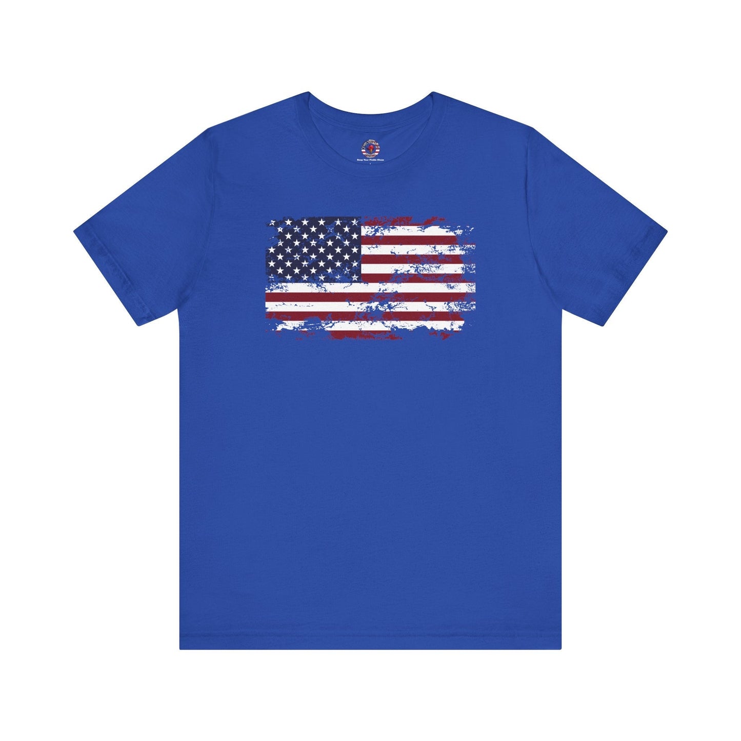 Vintage Style American Flag T-Shirt The Devil's Pickle