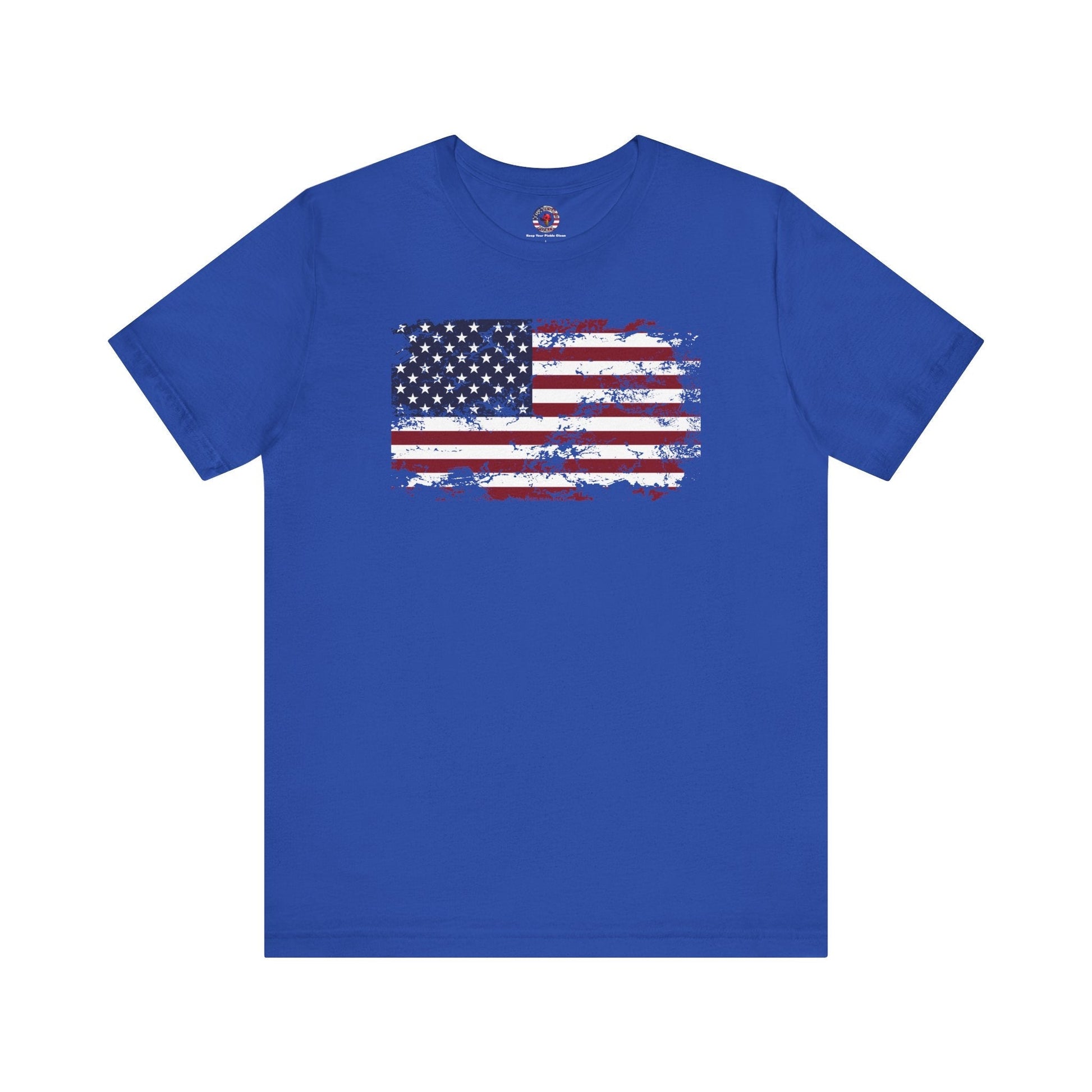 Vintage Style American Flag T-Shirt The Devil's Pickle