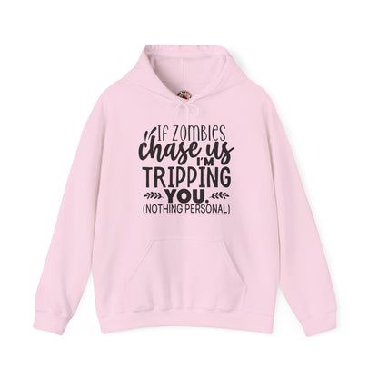 If Zombies Chase Us Hooded Sweatshirt The Devil's Pickle