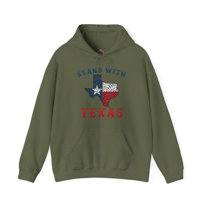 Stand With Texas Hooded Sweatshirt The Devil's Pickle