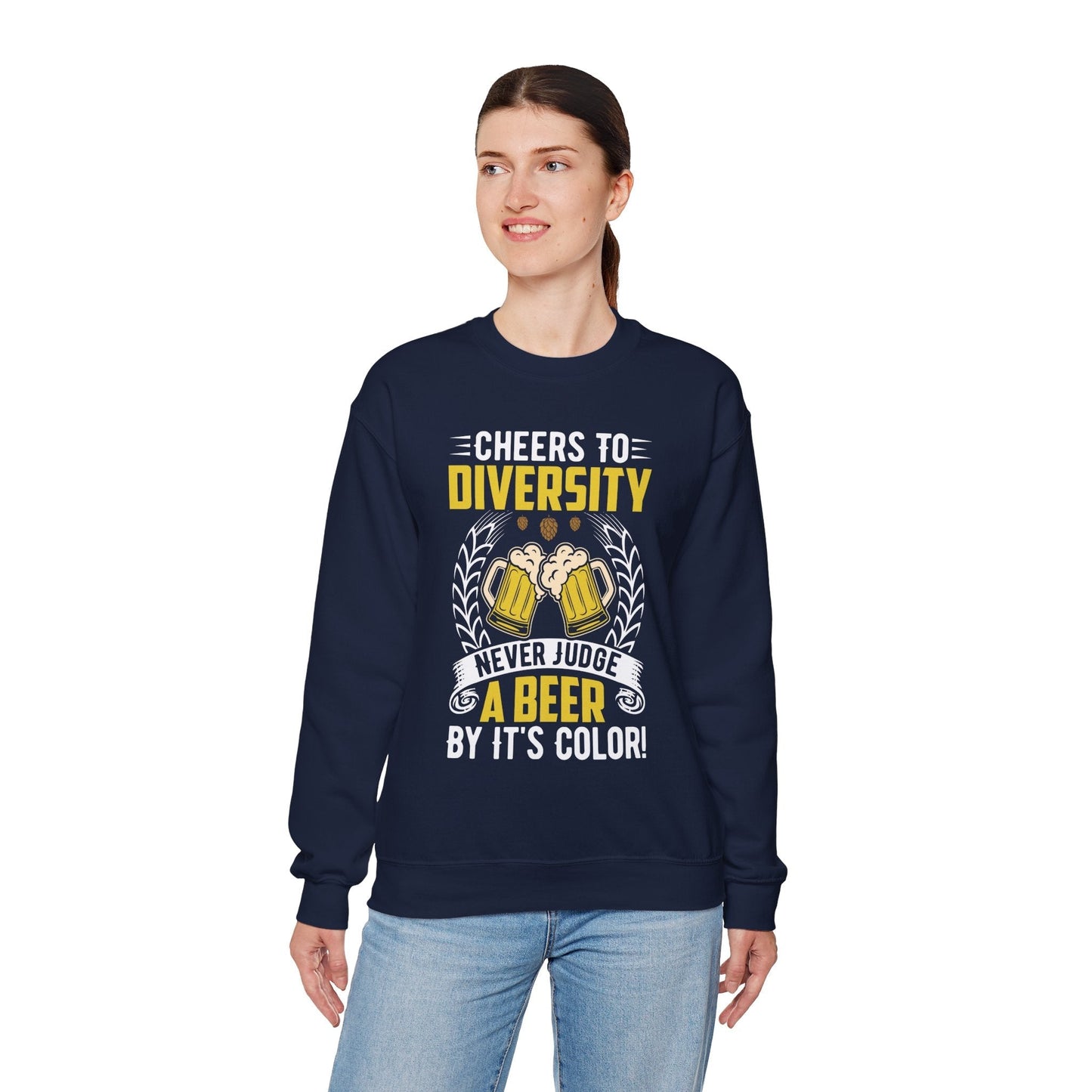 Cheers to Diversity Crewneck Sweatshirt The Devil's Pickle