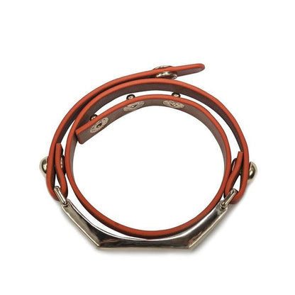 Sash Leather Bracelet- Orange Shop Style & More | Fresh Looks, Everyday Deals & Free Shipping