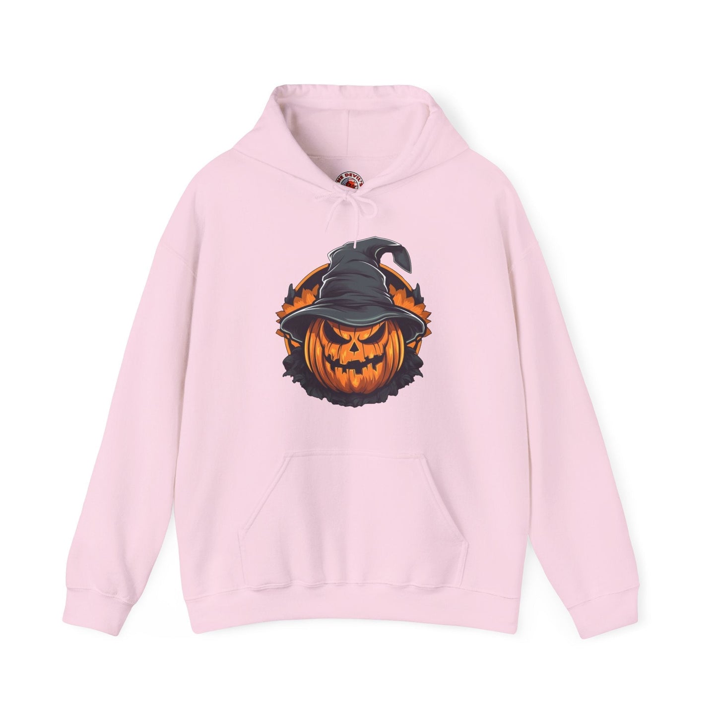 Scary Witch Pumpkin Halloween Hooded Sweatshirt The Devil's Pickle
