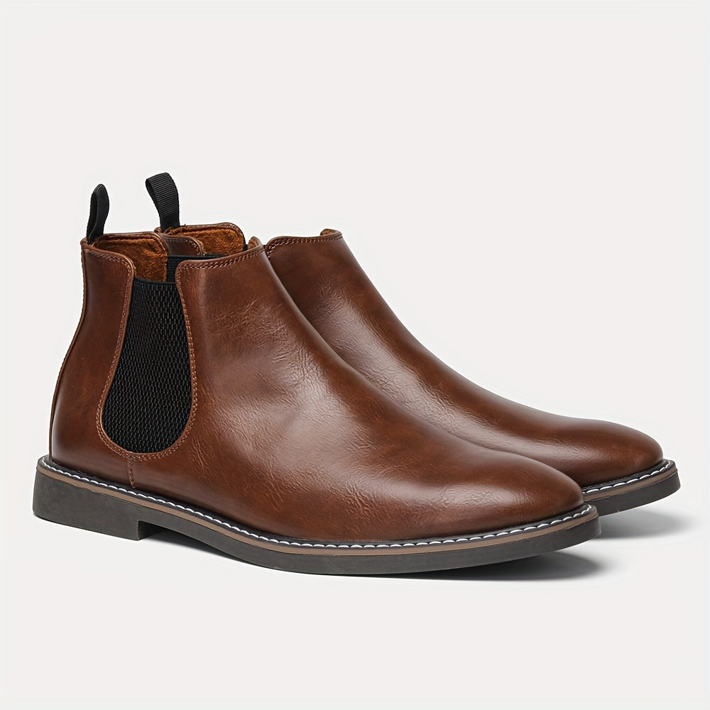 Men'S Chelsea Boots Available in Sizes 40-46, Classic Style Ankle Boots for Casual Wear #KD5232 NovaCart