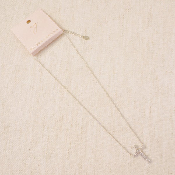 Modern Mixed-Cut Stone Cross Pendant Necklace Shop Style & More | Fresh Looks, Everyday Deals & Free Shipping