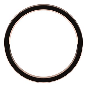 18K Rose 1.5 mm Flat Comfort Fit Light Band Size 9.5 Ethereal Legacy Boutiques