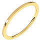 14K Yellow 1 mm Flat Comfort Fit Light Band Size 9.5 Ethereal Legacy Boutiques