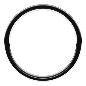 14K White 1 mm Lightweight Comfort-Fit Flat Band Size 9.5 Ethereal Legacy Boutiques