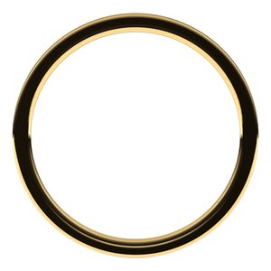 18K Yellow 1 mm Flat Comfort Fit Light Band Size 9 Ethereal Legacy Boutiques