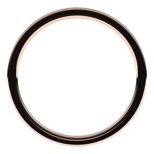 10K Rose 1 mm Flat Comfort Fit Light Band Size 9 Ethereal Legacy Boutiques