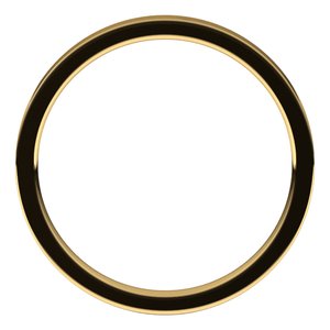 14K Yellow 2 mm Lightweight Comfort-Fit Flat Band Size 8 Ethereal Legacy Boutiques