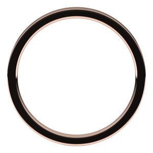 10K Rose 2 mm Flat Comfort Fit Light Band Size 9.5 Ethereal Legacy Boutiques