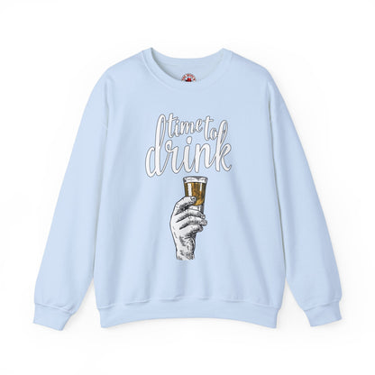 Time To Drink Crewneck Sweatshirt The Devil's Pickle