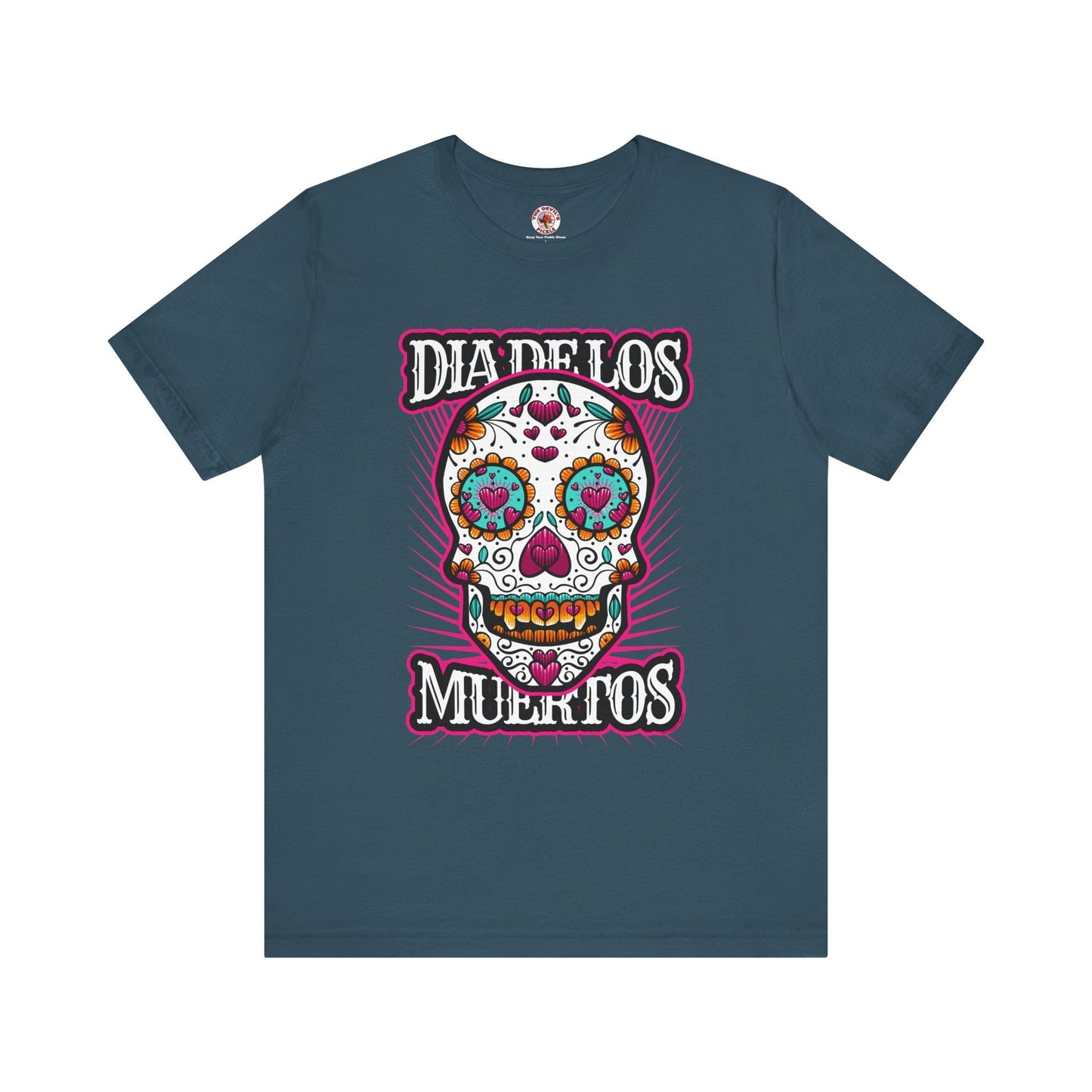 Dia De Los Muertos Skull T-Shirt The Devil's Pickle