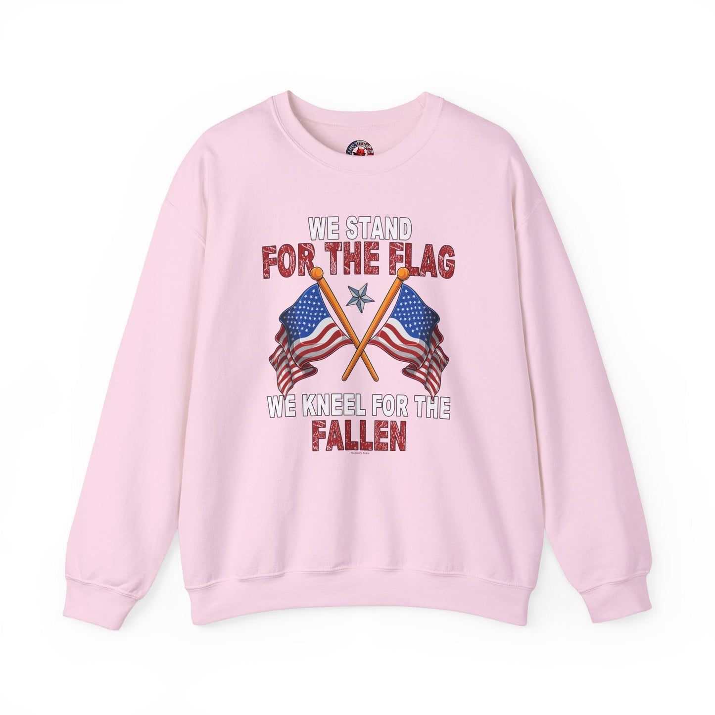 We Stand For The Flag Crewneck Sweatshirt The Devil's Pickle