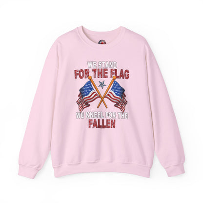 We Stand For The Flag Crewneck Sweatshirt The Devil's Pickle