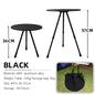 Outdoor Furniture Balcony Lightweight Portable Aluminum Height Adjustable Small Round Outdoor Folding Picnic Camping Table