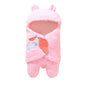 Baby's Clothing Set Cute Cartoon Warm Wrap Blanket Jumpsuit One-piece Suit