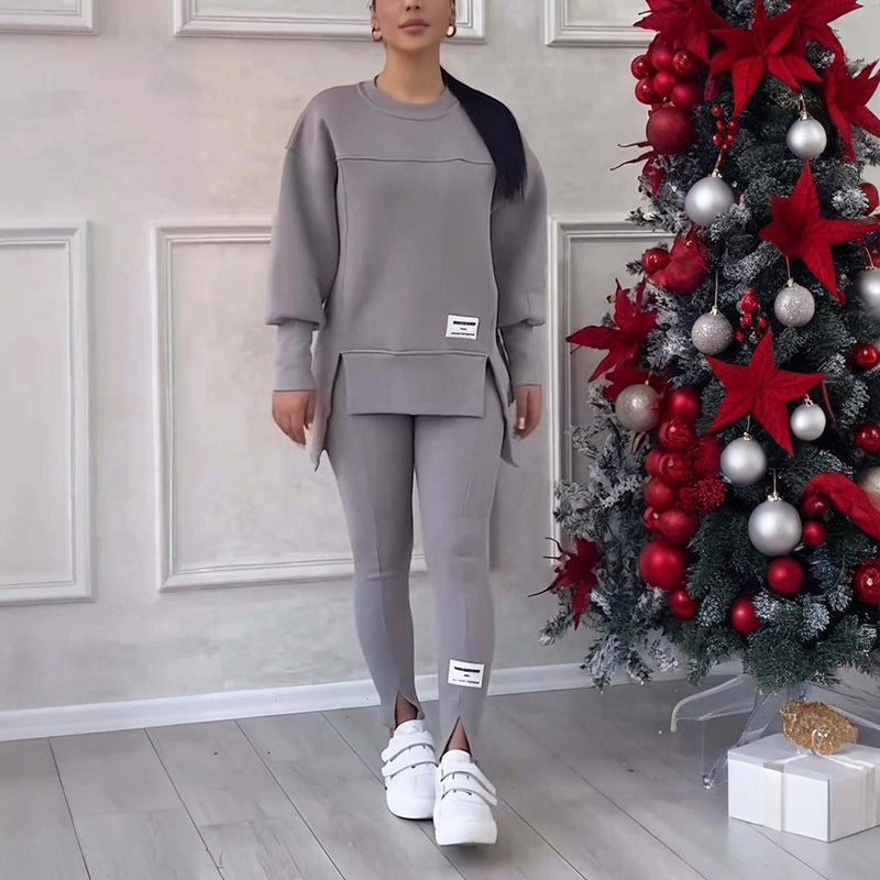 Women's Solid Color 2-Piece Set FitiqueFit