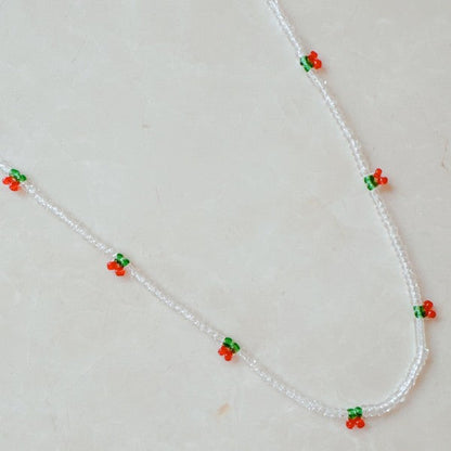 Cherry Dotty Beaded Necklace Shop Style & More | Fresh Looks, Everyday Deals & Free Shipping