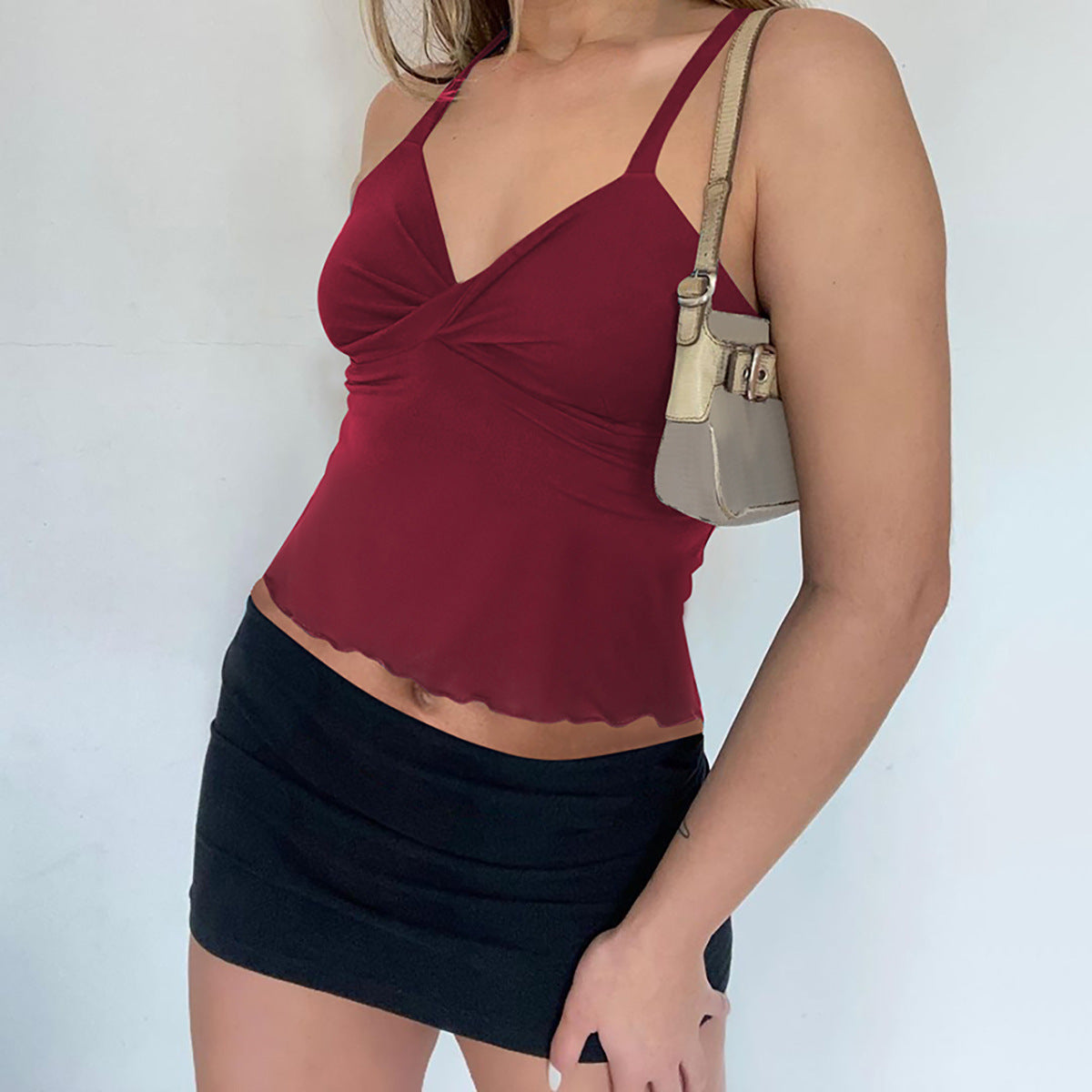 Women's Bow Camisole Backless Tank – Waist-Defining Elegance FitiqueFit