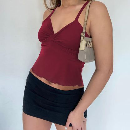 Women's Bow Camisole Backless Tank – Waist-Defining Elegance FitiqueFit