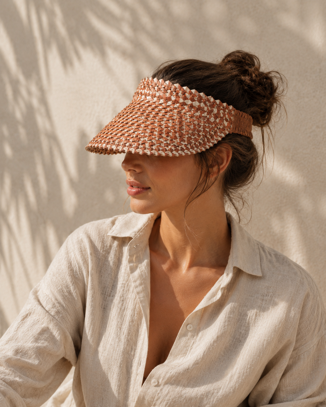 Ombre Rattan Sun Visors Village Thrive
