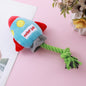 Pet cotton rope toy dog resistant to biting and grinding teeth