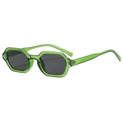 Polygonal Small-Frame Sunglasses – Hexagonal Unisex UV Protection FitiqueFit