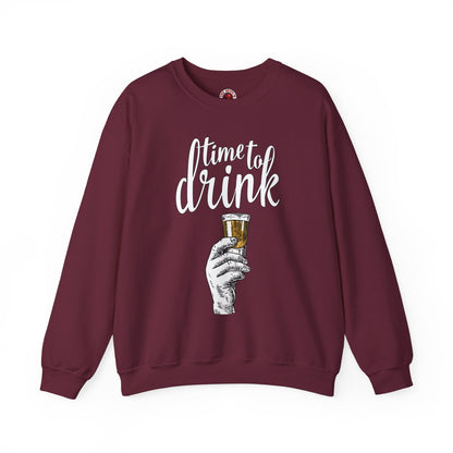 Time To Drink Crewneck Sweatshirt The Devil's Pickle