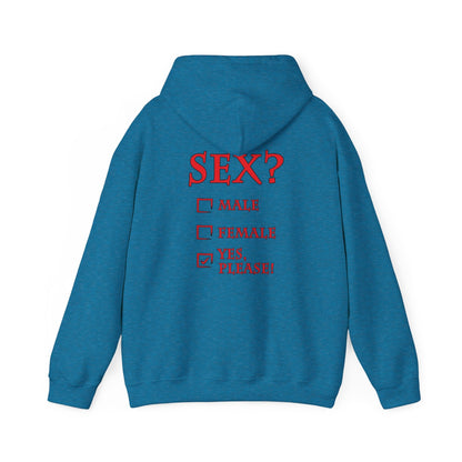 Sex? Yes, Please Hooded Sweatshirt The Devil's Pickle