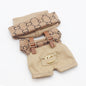 17cm Labubu First and Second Generation Blind Box 10cm Cotton Crying Doll Clothes Knitted Printed Hat