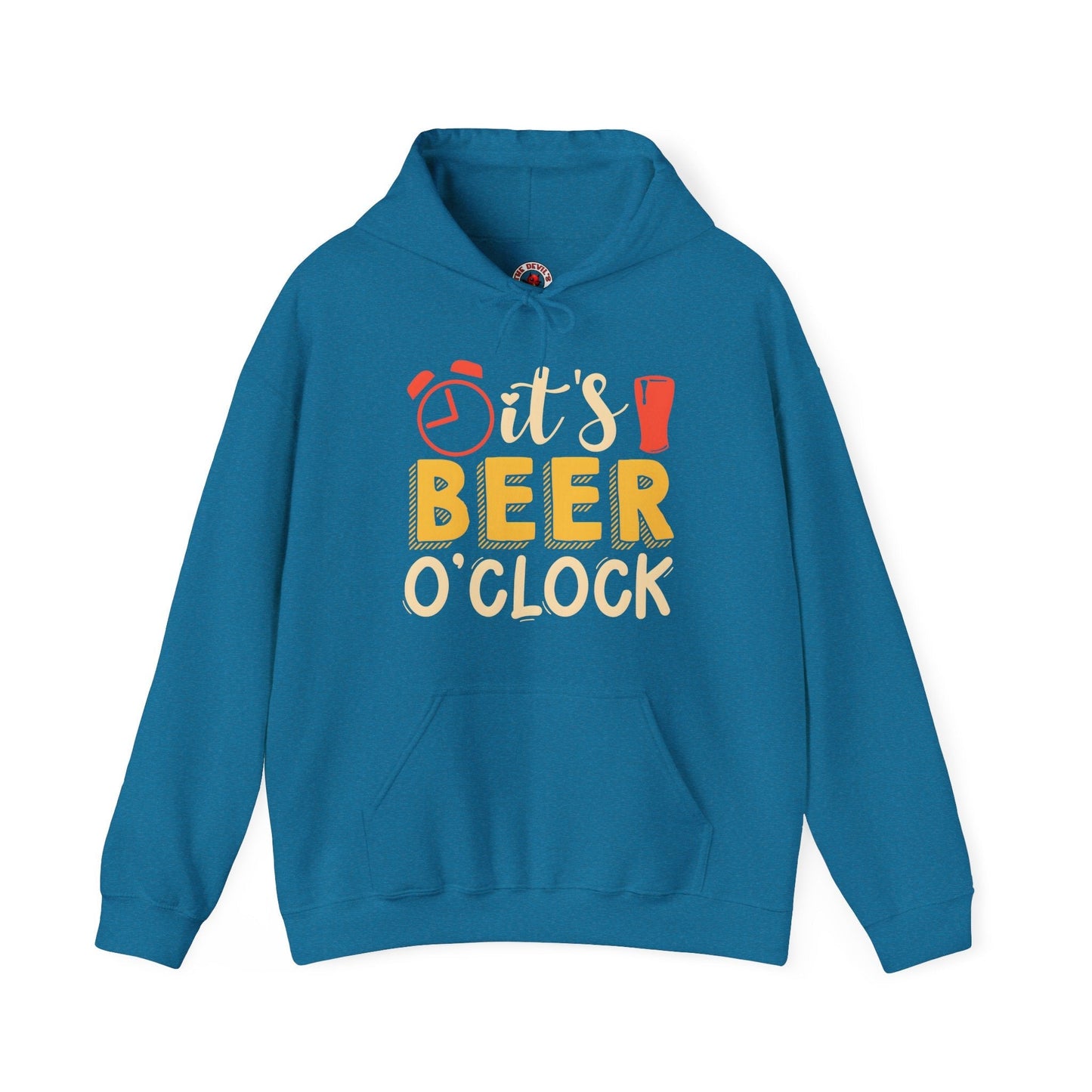 It's Beer O'clock Hooded Sweatshirt The Devil's Pickle