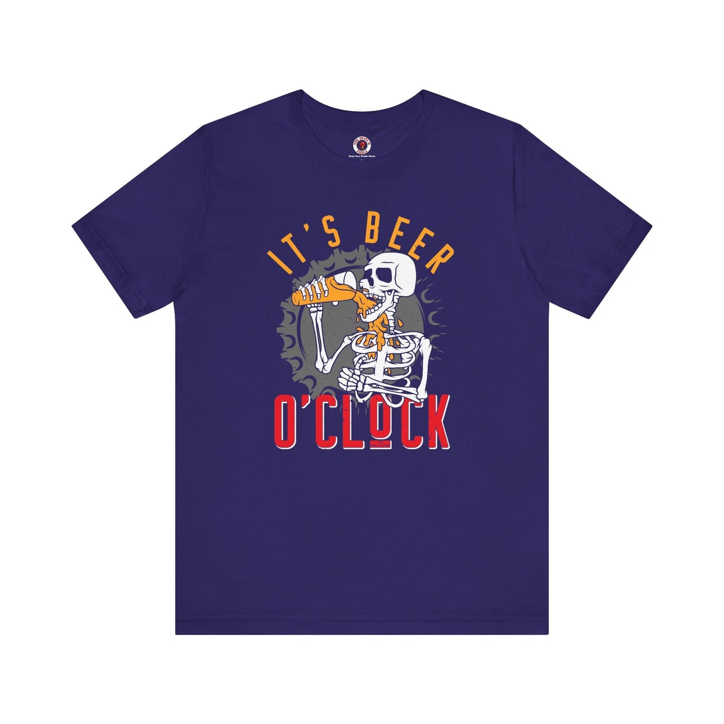 It's Beer O'Clock Skeleton T-Shirt The Devil's Pickle