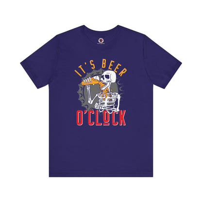 It's Beer O'Clock Skeleton T-Shirt The Devil's Pickle