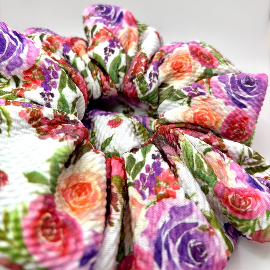 Floral Spring Bullet Scrunchie Enchanted Scrunch