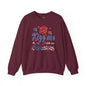 Kiss Me I Am An American Crewneck Sweatshirt The Devil's Pickle