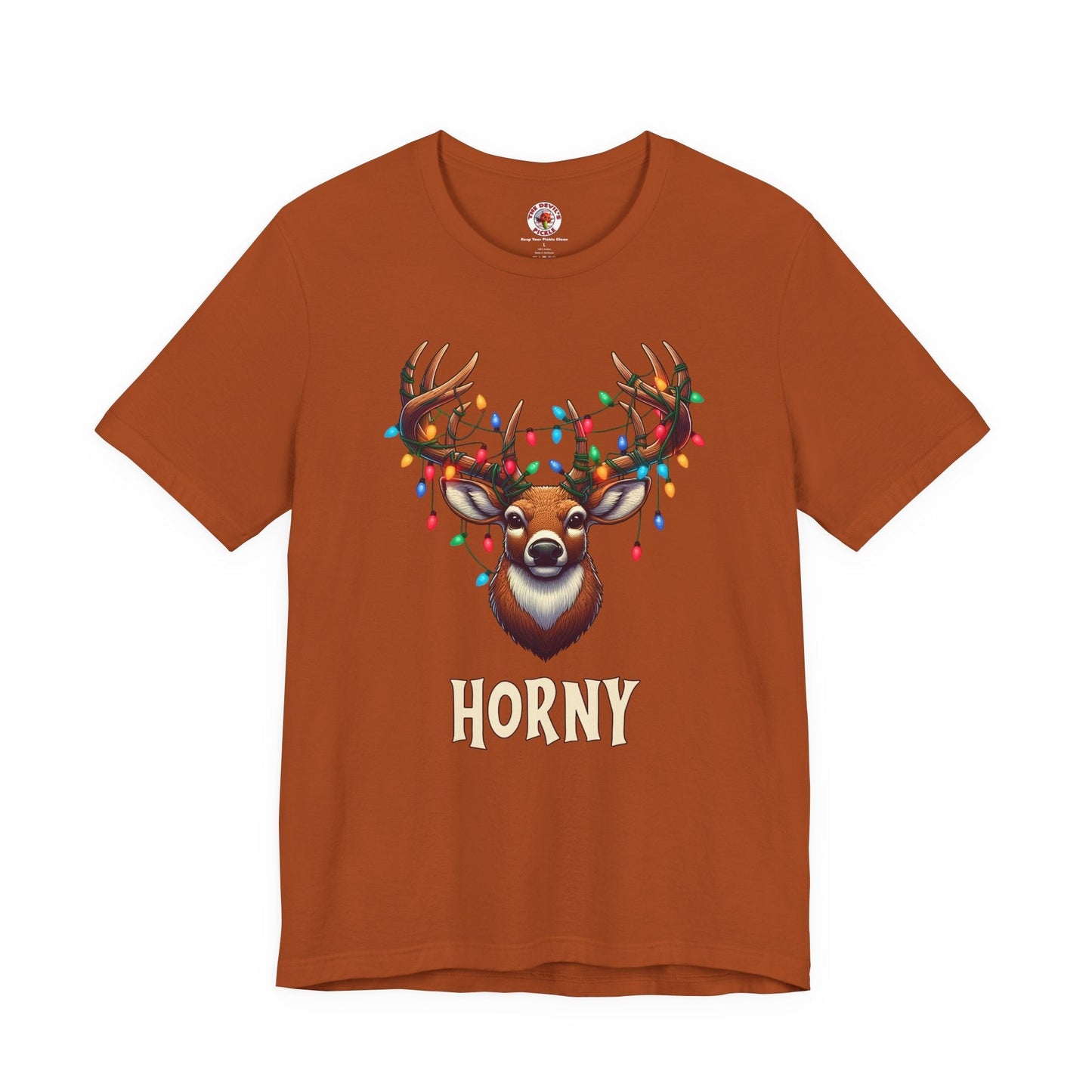 Horny Reindeer T-Shirt The Devil's Pickle