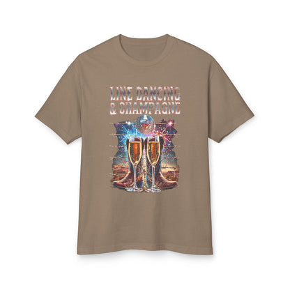 Line Dancing and Champagne T-Shirt Country in My Heart