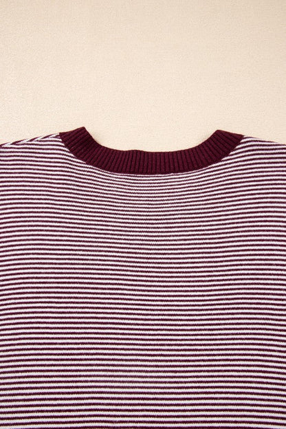 Stripe Colorblock Patchwork Dolman Sleeve Sweater Shop Style & More | Fresh Looks, Everyday Deals & Free Shipping
