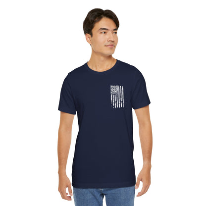 American Flag QR Code T-Shirt The Devil's Pickle