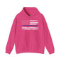 Thin Blue Line American Flag Hooded Sweatshirt The Devil's Pickle