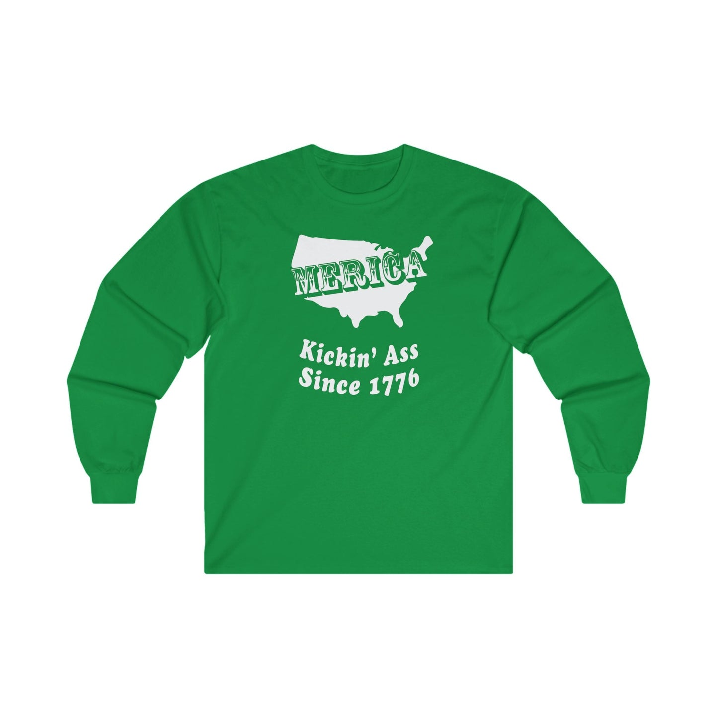 MERICA Kickin' Ass Since 1776 Long Sleeve Tee The Devil's Pickle