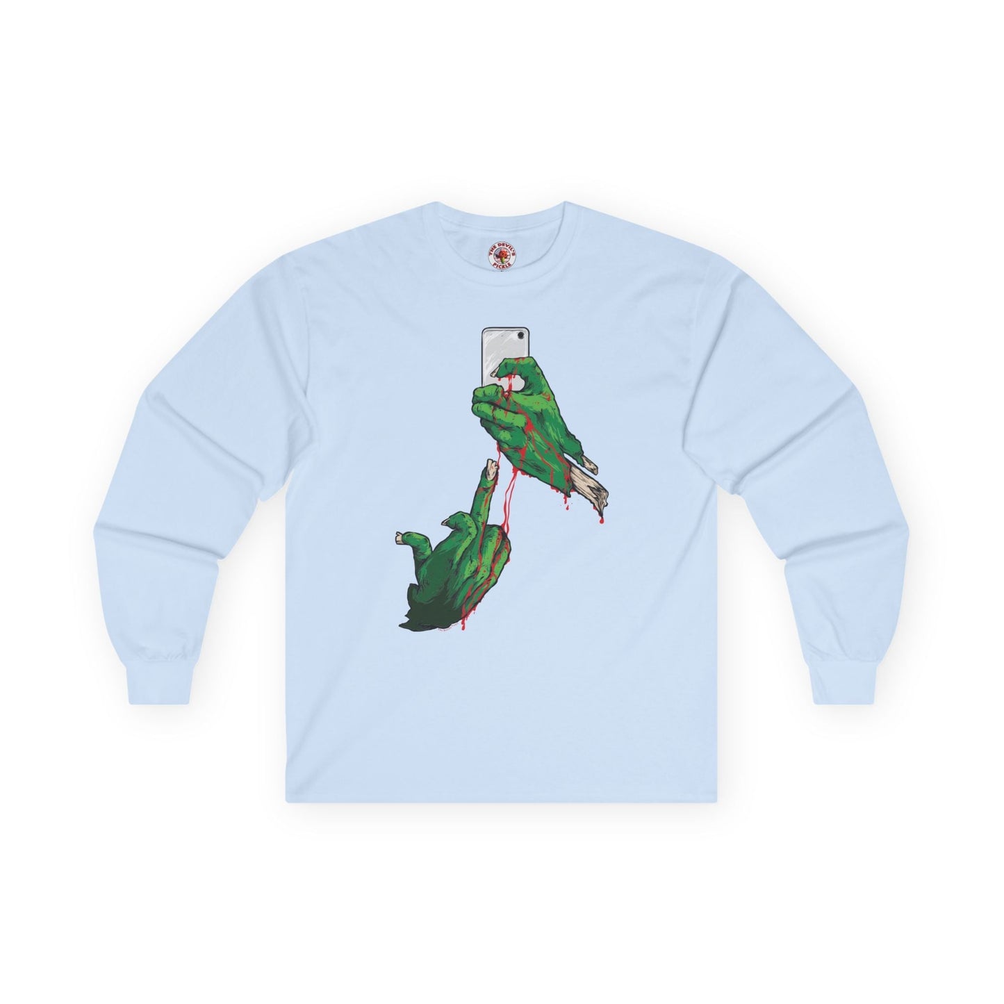 Selfie Monster Long Sleeve Tee The Devil's Pickle