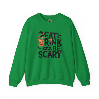 Eat Drink and Be Scary Crewneck Sweatshirt The Devil's Pickle