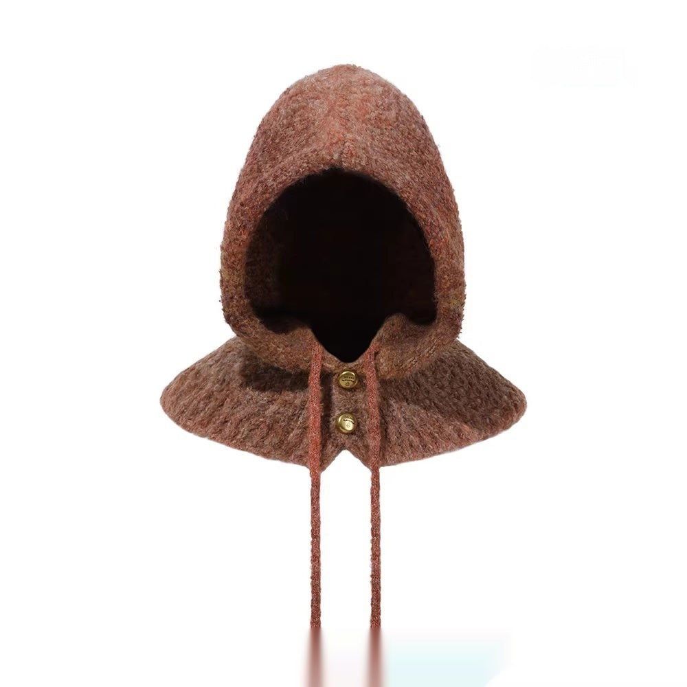 Women’s Tie-Dye Balaclava Hat – Warm Ear-Protecting Hat & Scarf in One FitiqueFit