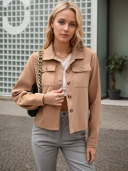 Women’s Plus Size Flannel Jacket FitiqueFit